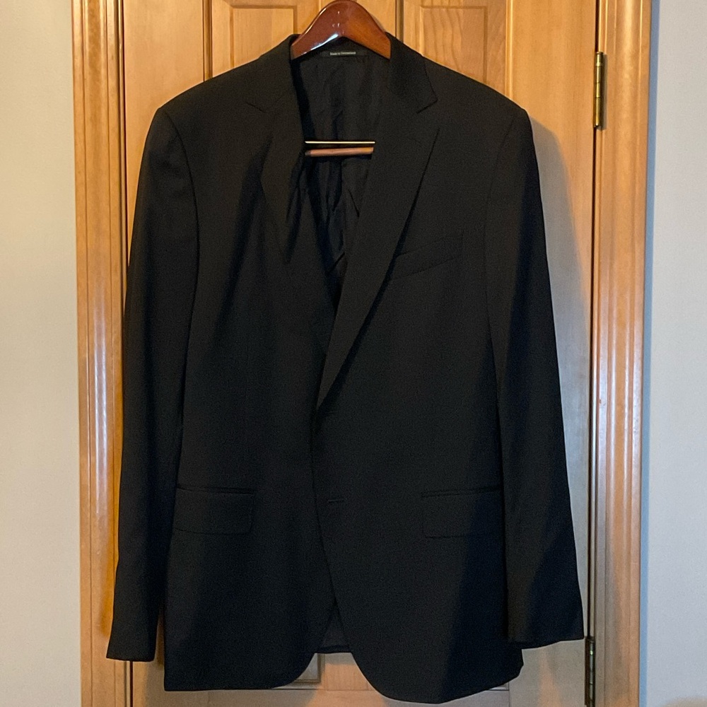 Ermenegildo Zegna Elegant Black Suit Jacket
